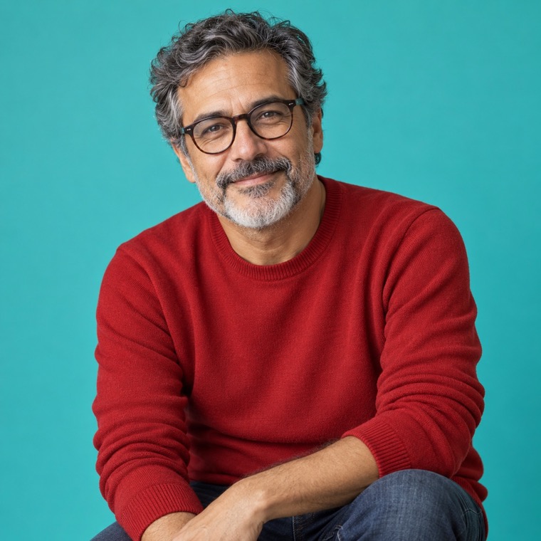 Retrato ilustrativo e provisório associado ao perfil de Roberto Rodrigues Júnior